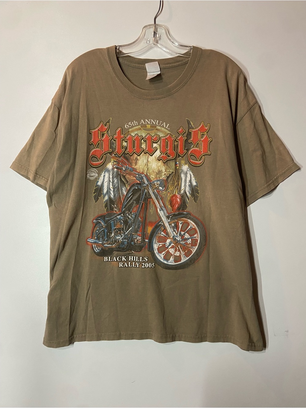 Vintage Sturgis Black Hills Rally 2005 Graphic Tee - Tab